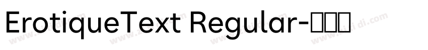 ErotiqueText Regular字体转换